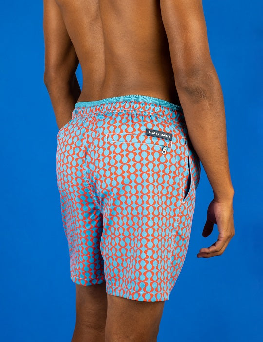 Men's Pier Sports Swim Shorts - Peace