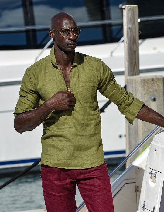 Sorrento Solid Linen Shirts