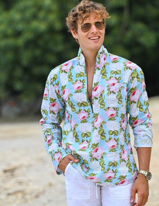 Sorrento Patterned Linen Shirts