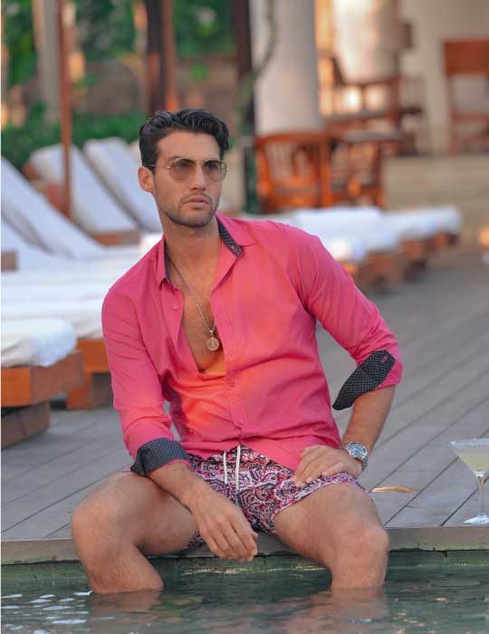 St Jean Voile - Hot Pink