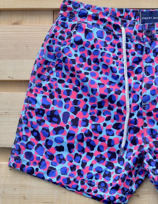 Men's Bora Bora Tailored Swim Shorts - Leopard