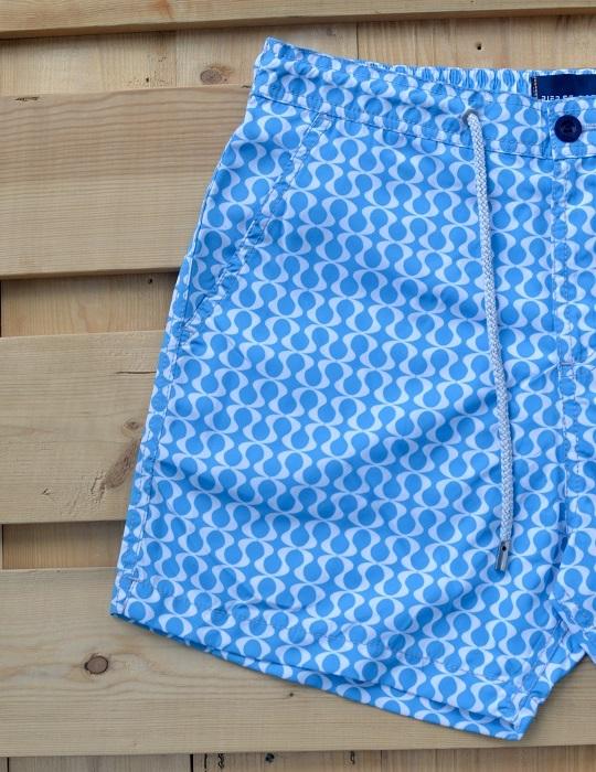 Bora Bora Tailored Swim Shorts - Peace