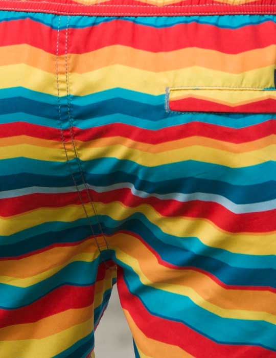 Bora Bora Tailored Swim Shorts - Rainbow