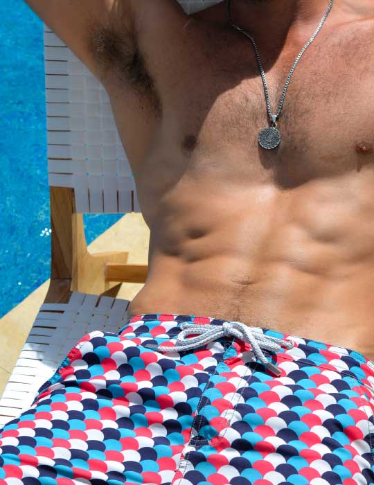Bora Bora Tailored Swim Shorts - Scales