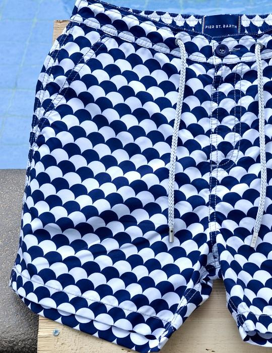 Bora Bora Tailored Swim Shorts - Scales