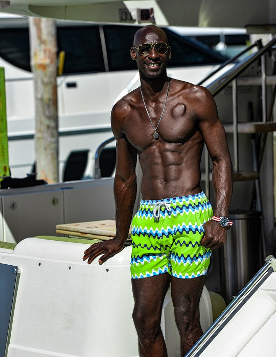 Men's Bora Bora Tailored Swim Shorts - Wave Galaxy