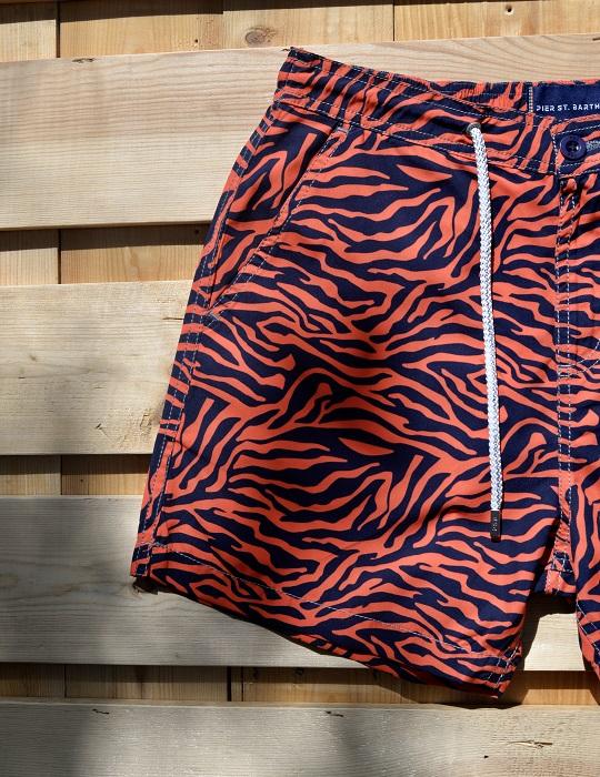 Bora Bora Tailored Swim Shorts - Zebra