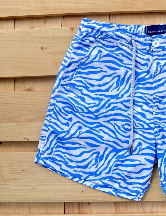 Bora Bora Tailored Swim Shorts - Zebra