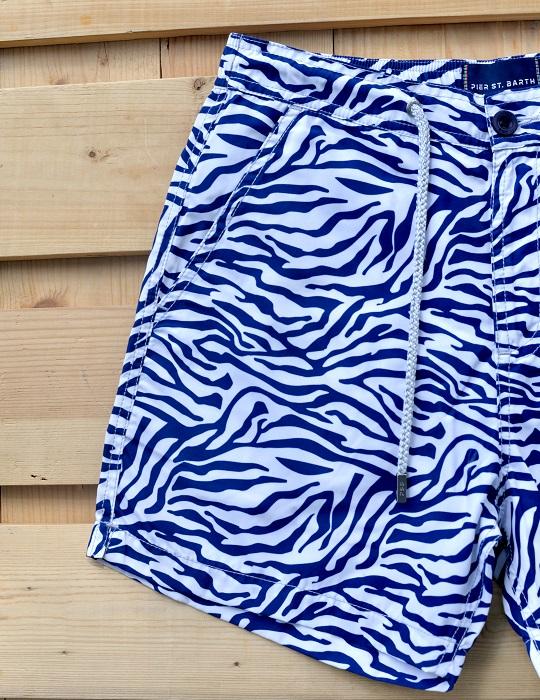 Bora Bora Tailored Swim Shorts - Zebra