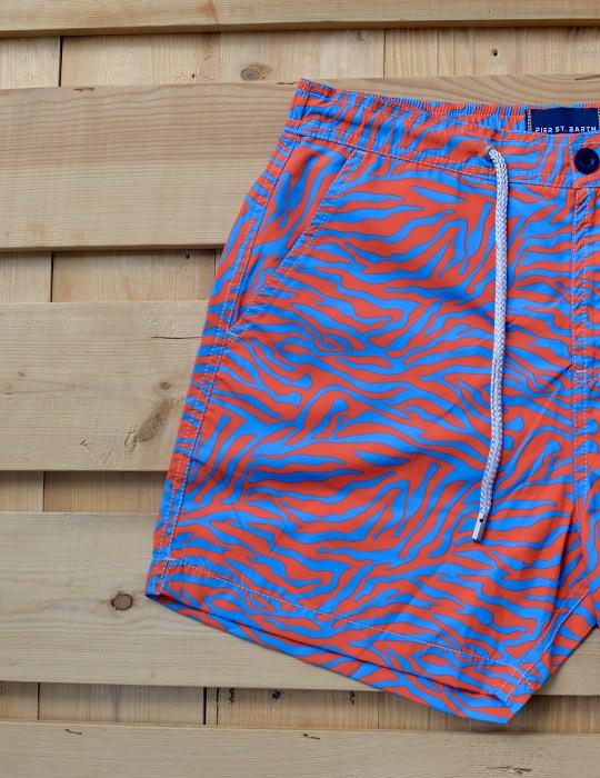 Bora Bora Tailored Swim Shorts - Zebra