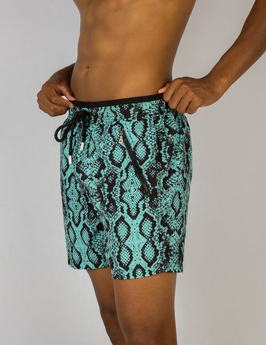 Men's Cannes Sports Swim Shorts - Python