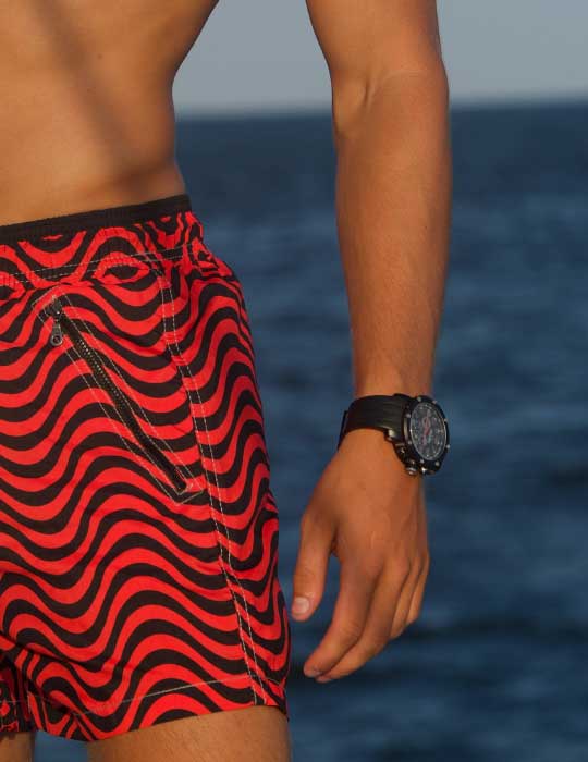 Men's Cannes Sports Swim Shorts - Wave