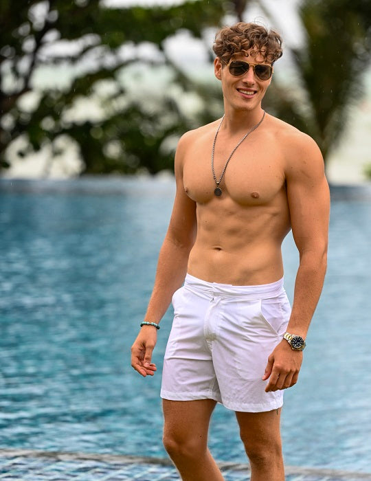 Gustavia Tailored Swim Shorts - Solid