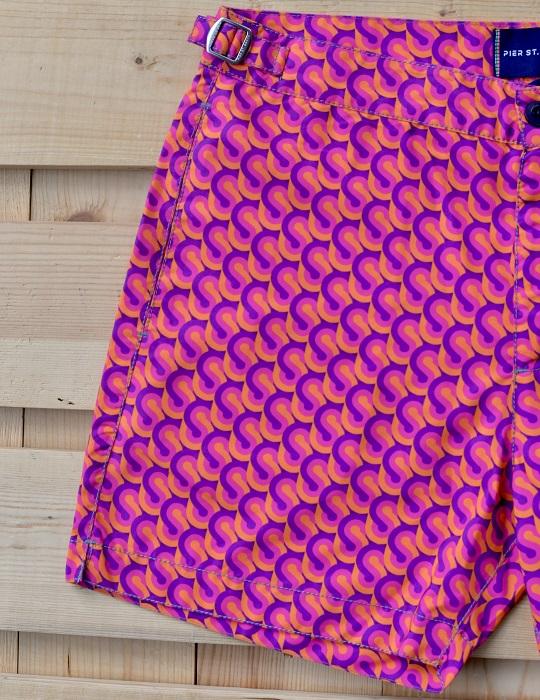 Hamptons Tailored Swim Shorts - S Print Small
