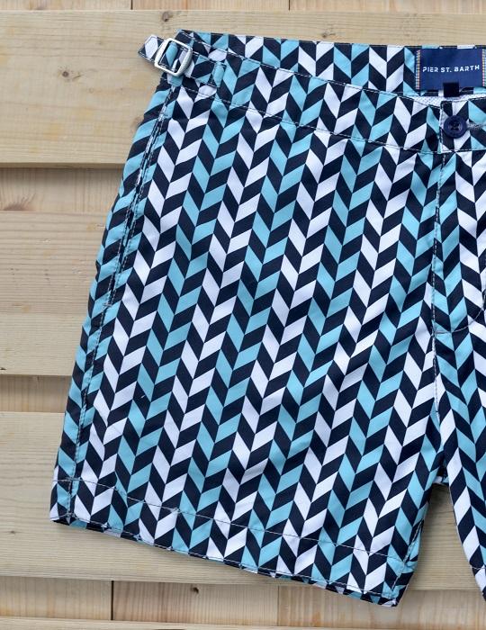 Men's Hamptons Tailored Swim Shorts - Tracks Small