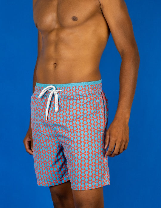 Men's Pier Sports Swim Shorts - Peace