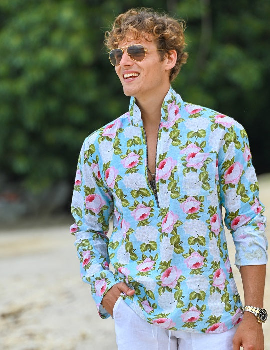 Sorrento Patterned Linen Shirts