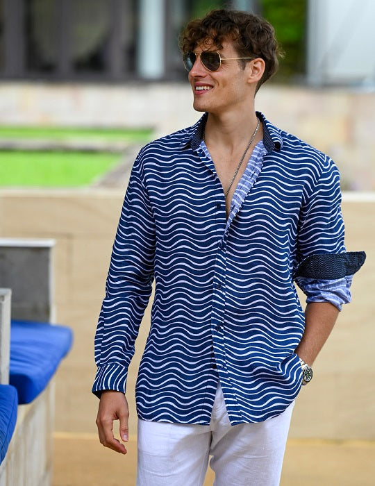 Men's St-Jean Lightweight Cotton Voile Shirt – Ripple