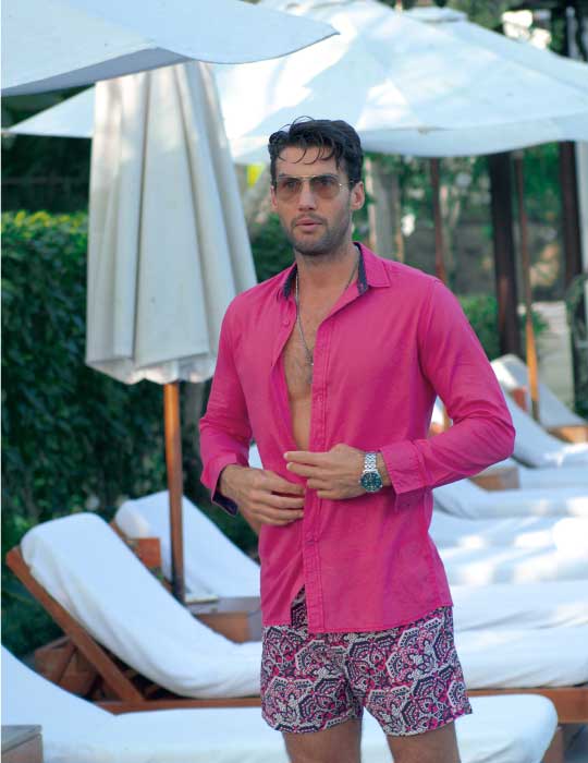 St Jean Voile - Hot Pink