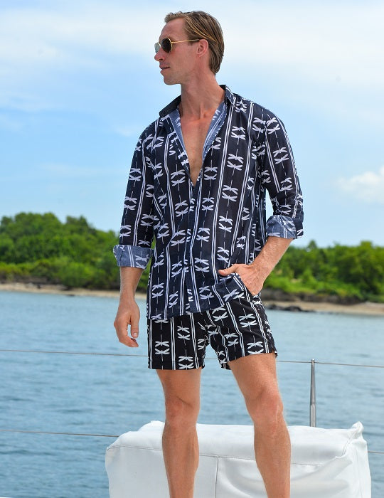 Bora Bora Tailored Swim Shorts - Dragonfly