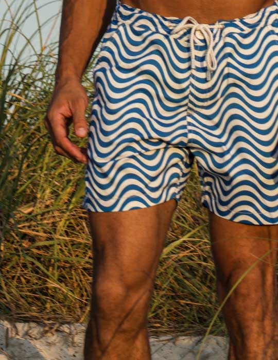Men's Bora Bora Tailored Swim Shorts - Wave