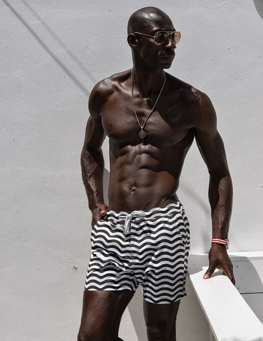 Bora Bora Tailored Swim Shorts - Wave