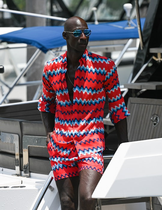 Men's Bora Bora Tailored Swim Shorts - Wave Galaxy