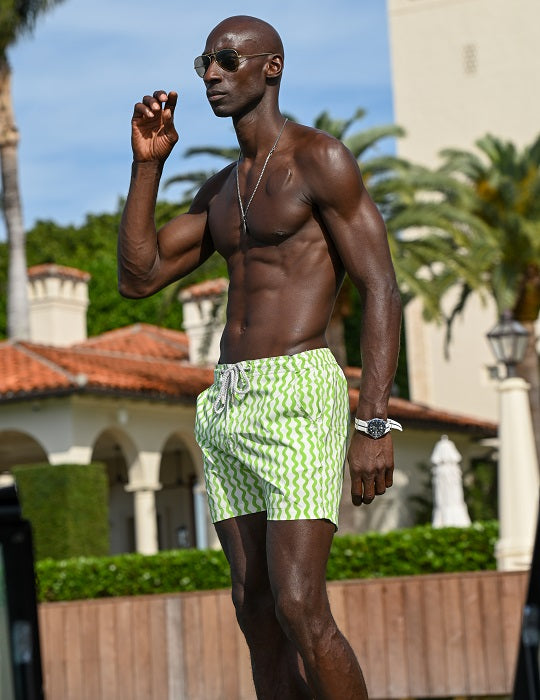 Bora Bora Tailored Swim Shorts - Wavy
