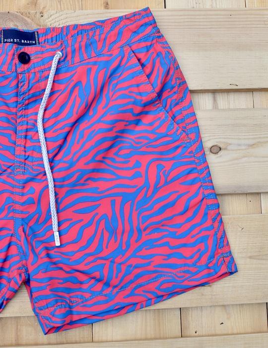 Bora Bora Tailored Swim Shorts - Zebra