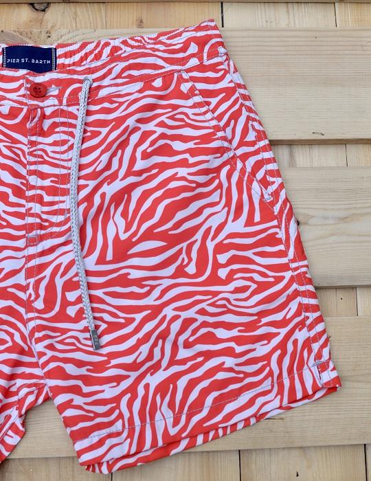 Bora Bora Tailored Swim Shorts - Zebra