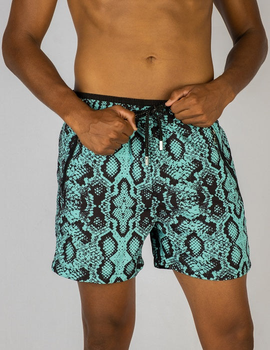 Men's Cannes Sports Swim Shorts - Python