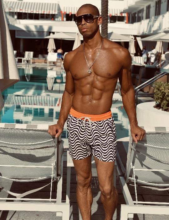 Men's Cannes Sports Swim Shorts - Wave