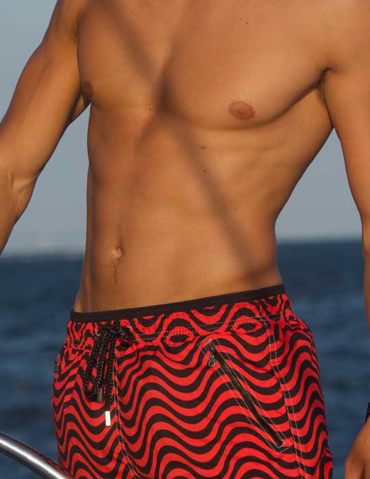 Men's Cannes Sports Swim Shorts - Wave