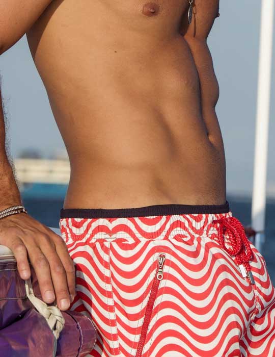 Men's Cannes Sports Swim Shorts - Wave
