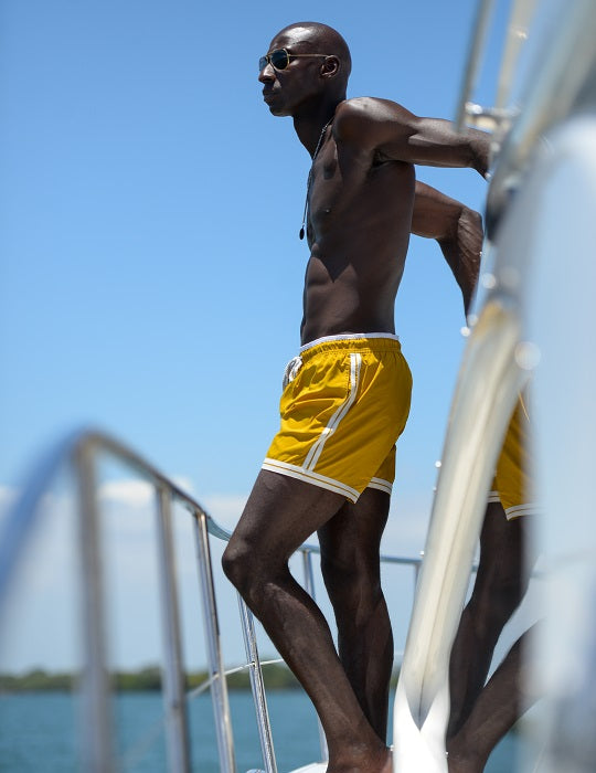 Formentera Sports Swim - Mustard