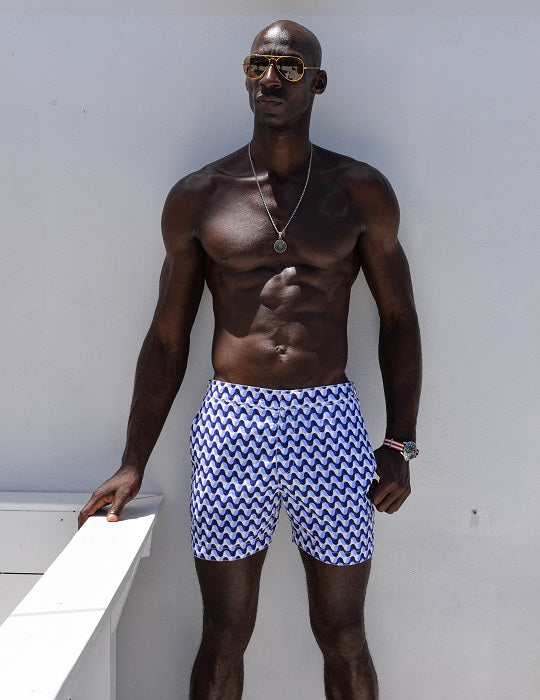 Hamptons Tailored Swim Shorts - Illusion