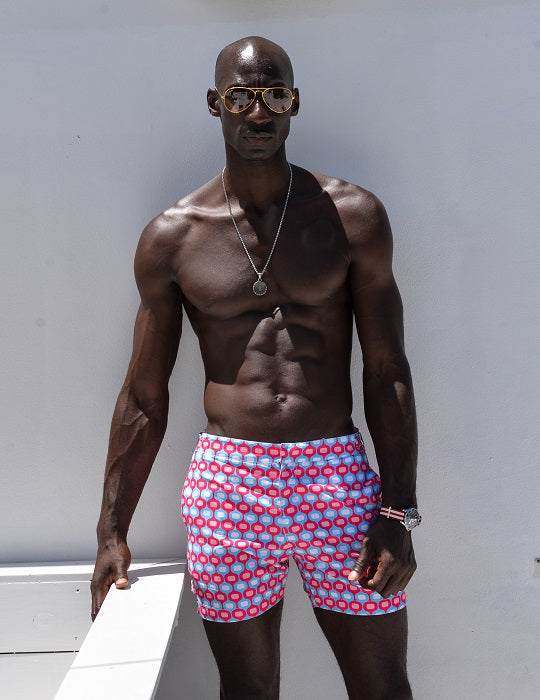 Hamptons Tailored Swim Shorts - Ipanema New