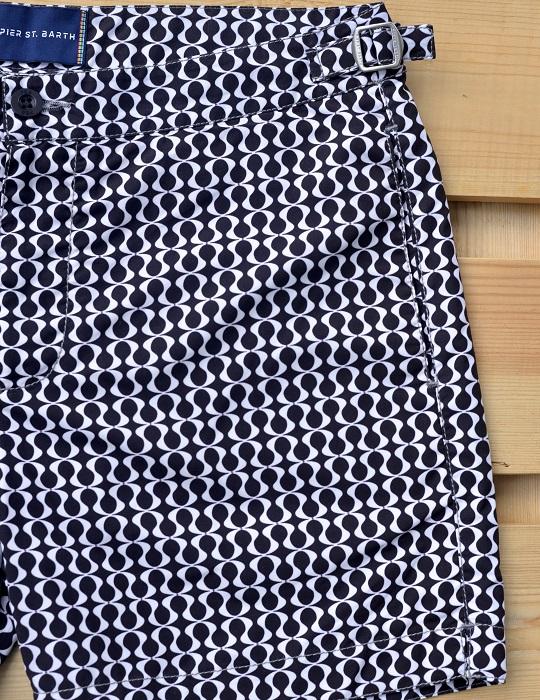Hamptons Tailored Swim Shorts - Peace Small