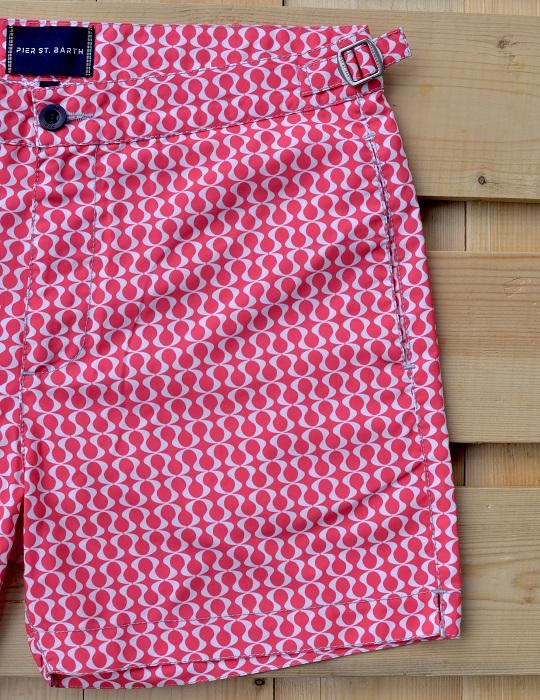 Hamptons Tailored Swim Shorts - Peace Small