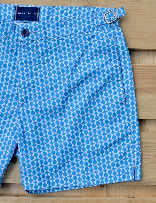 Hamptons Tailored Swim Shorts - Peace Small