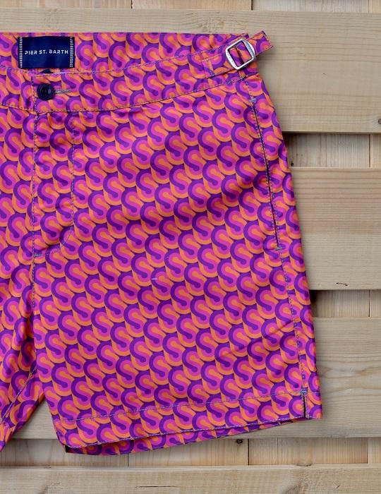 Hamptons Tailored Swim Shorts - S Print Small