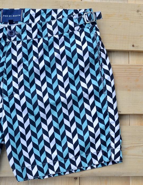 Men's Hamptons Tailored Swim Shorts - Tracks Small
