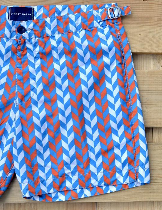 Men's Hamptons Tailored Swim Shorts - Tracks Small