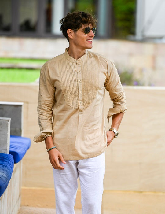 Medina Pintuck Shirt