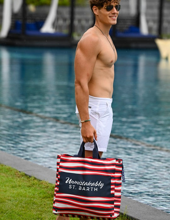 OUTRIGGER Water-Resistant Beach Bag - Unmistakably St.Barth