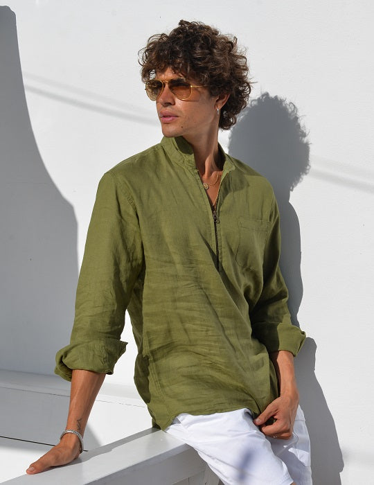 Sorrento Solid Linen Shirts