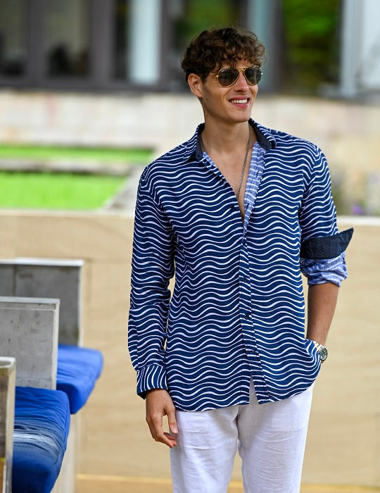 Men's St-Jean Lightweight Cotton Voile Shirt – Ripple