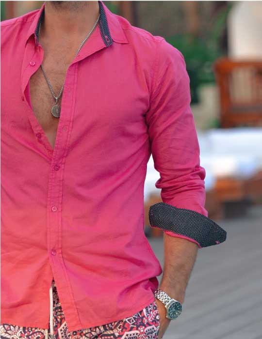 St Jean Voile - Hot Pink