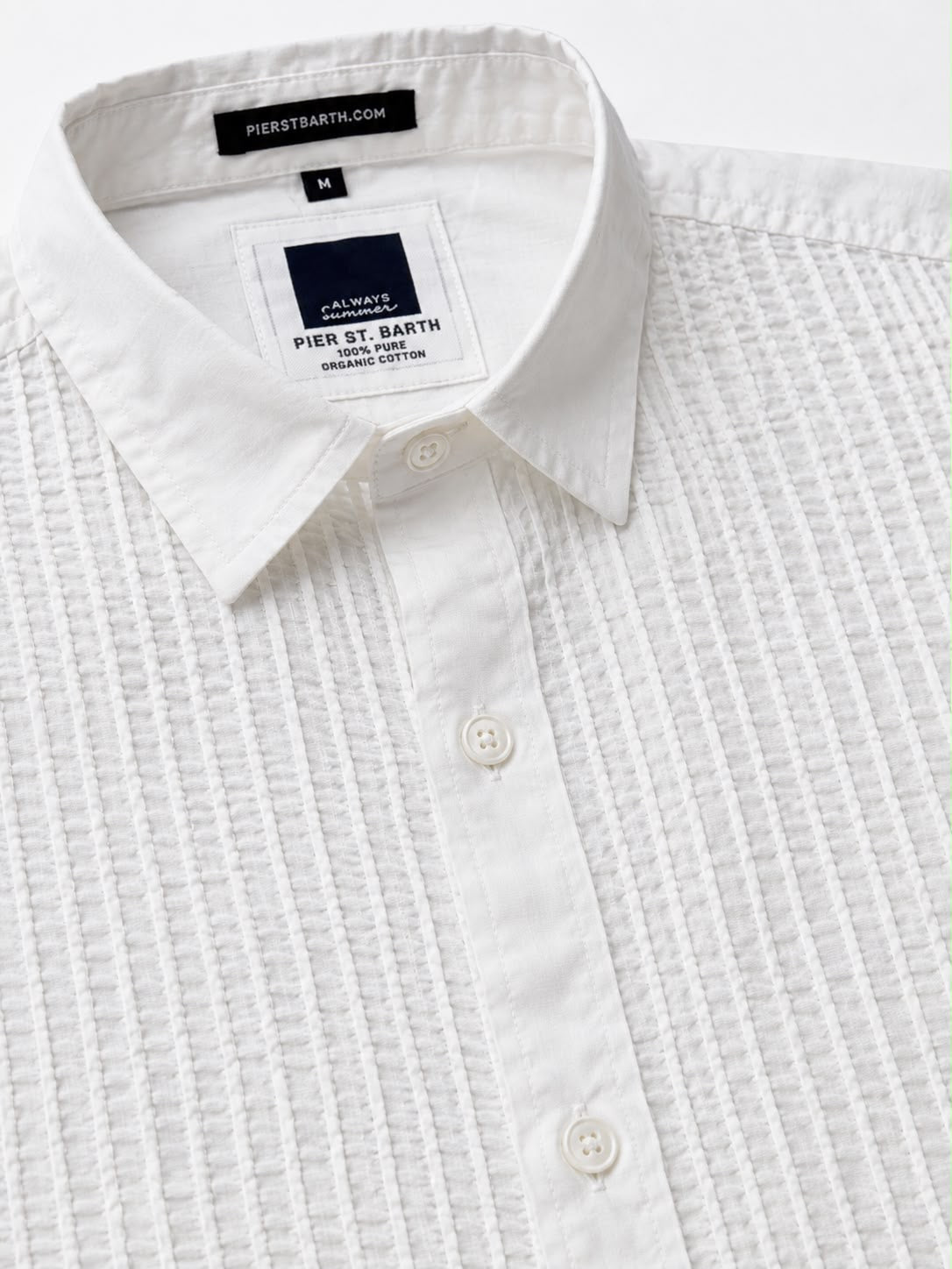 Men's Riva Corded Cotton Voile Shirt