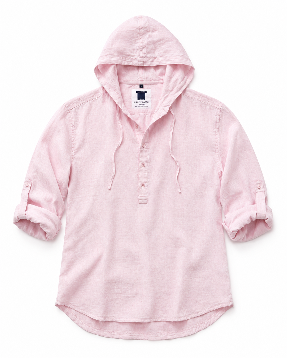 Men's Venice Beach Solid Linen Hoodies